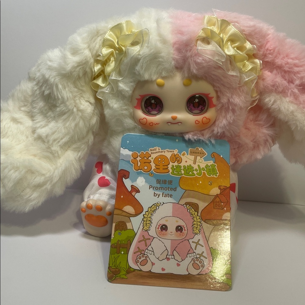 Baby Three Noli's Rosemary Town Soft Plush Series- Promoted by Fate -Pink/White